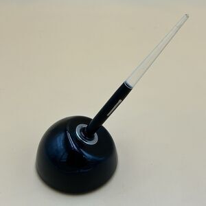 Esterbrook Fountain Pen Desk Set - Black Clear Pen Art Deco Black 9550 Nib USA